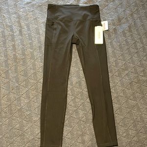 Black Ribbed Leggings